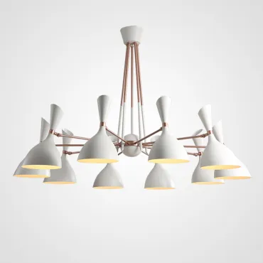 Подвесная люстра TRUMPET D125 White