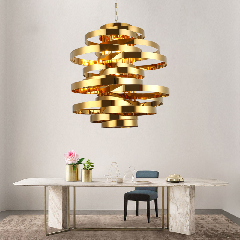 Подвесная люстра Golden Tornado Chandelier D72 Подвесная люстра Golden Tornado Chandelier D72