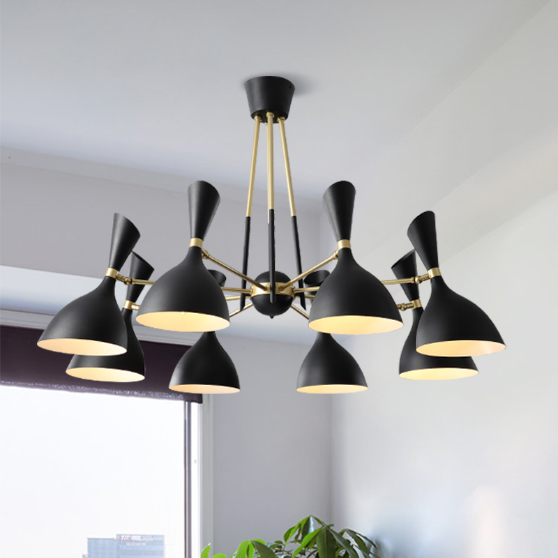 Подвесная люстра TRUMPET D70 Black от ImperiumLoft