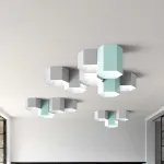 Потолочный светильник HEXAGON B H15 Blue от ImperiumLoft