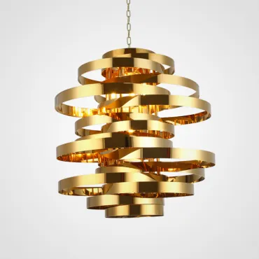 Подвесная люстра Golden Tornado Chandelier D75 Подвесная люстра Golden Tornado Chandelier D75