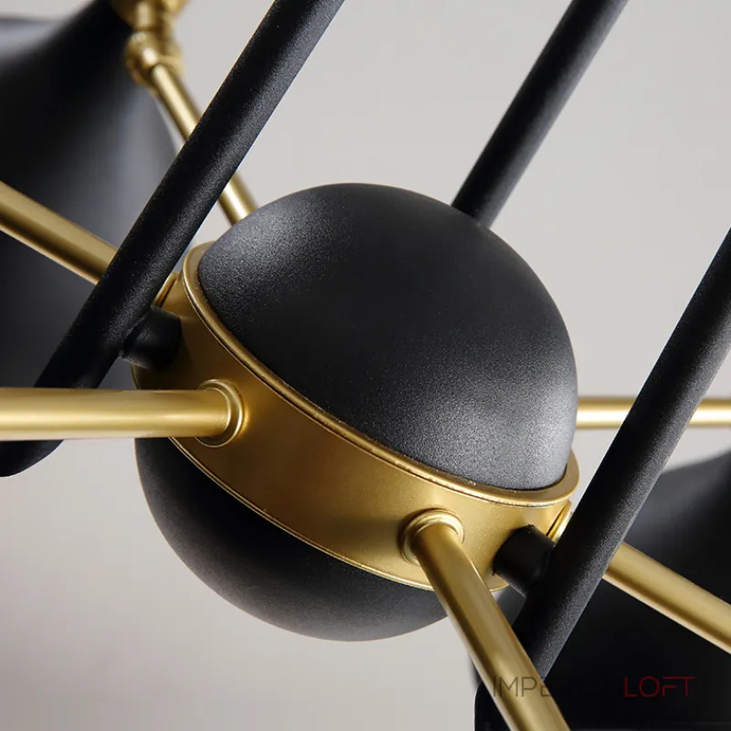 Подвесная люстра TRUMPET D70 Black от ImperiumLoft