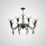 Подвесная люстра CAST 8 Black от ImperiumLoft