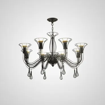 Подвесная люстра CAST 8 Black