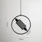 Подвесной светильник RESIST L35 Black от ImperiumLoft