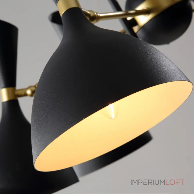 Подвесная люстра TRUMPET D70 Black от ImperiumLoft