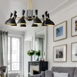 Подвесная люстра TRUMPET D70 Black от ImperiumLoft