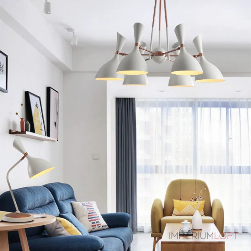 Подвесная люстра TRUMPET D70 Black от ImperiumLoft