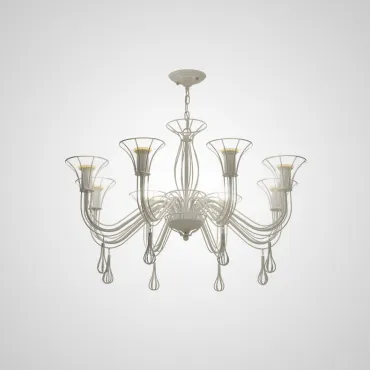 Подвесная люстра CAST 8 White