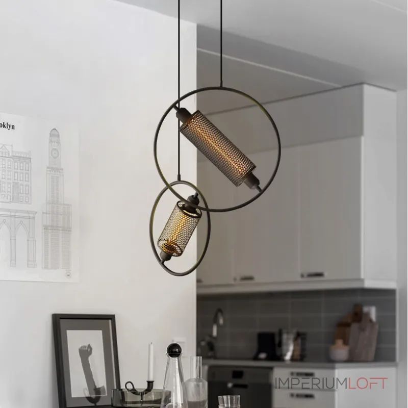 Подвесной светильник RESIST L35 Black от ImperiumLoft