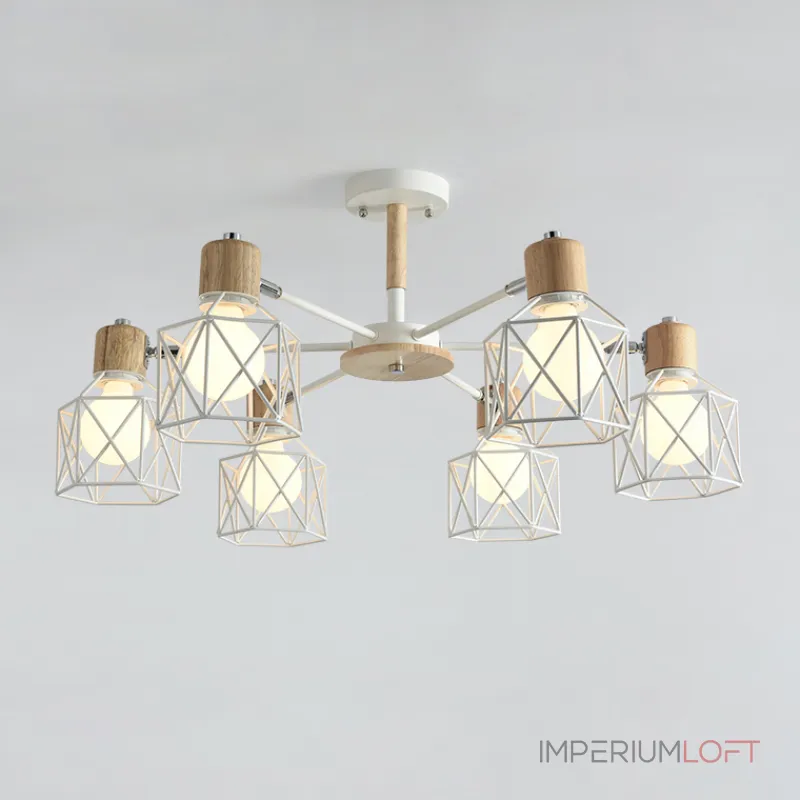 Потолочная люстра CORF B3 Black 3 lamps от ImperiumLoft