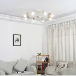 Потолочная люстра CORF B3 Black 3 lamps от ImperiumLoft