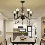 Подвесная люстра CAST 5 White от ImperiumLoft