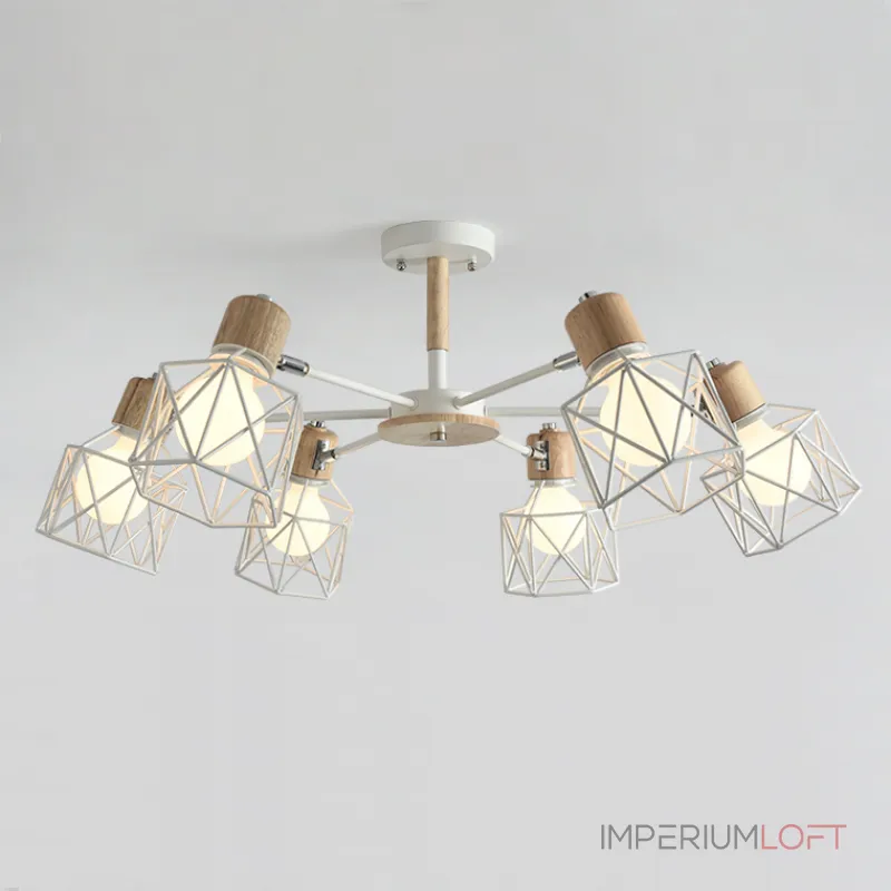 Потолочная люстра CORF B3 Black 3 lamps от ImperiumLoft