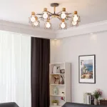 Потолочная люстра CORF B3 Black 3 lamps от ImperiumLoft