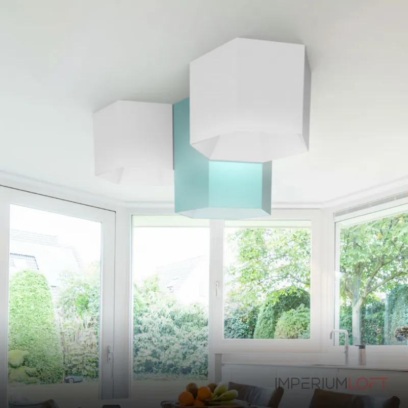 Потолочный светильник HEXAGON B H15 Blue от ImperiumLoft Потолочный светильник HEXAGON B H15 Blue от ImperiumLoft