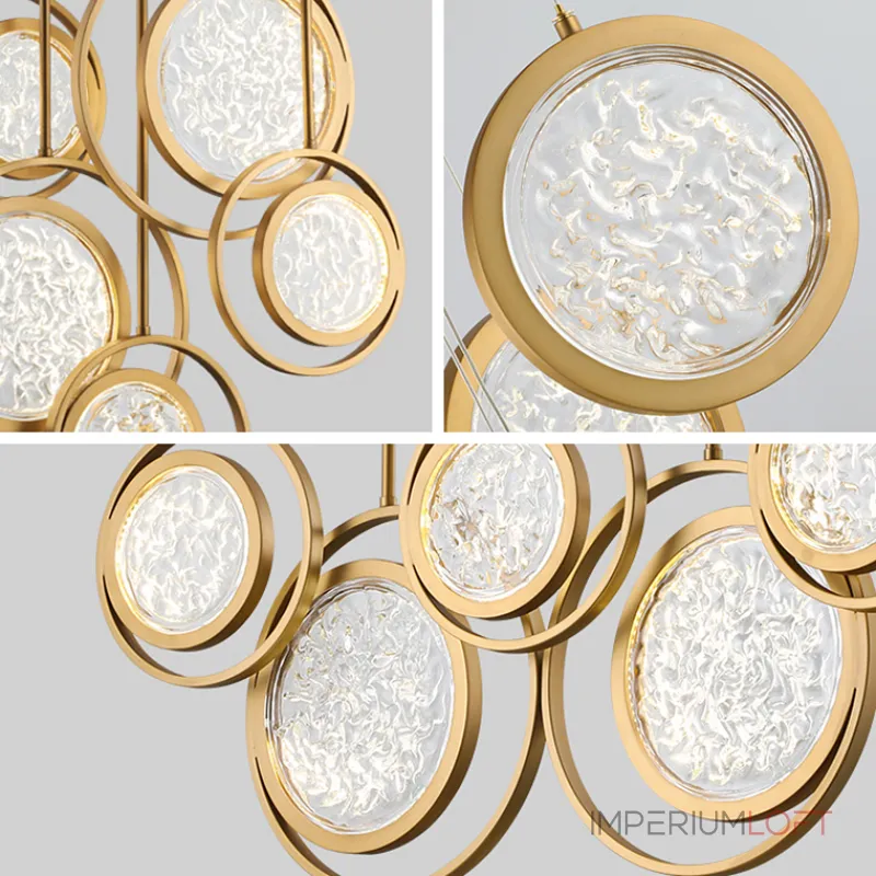 Дизайнерская подвесная люстра ЛУНА lighting collection D50