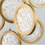 Дизайнерская подвесная люстра ЛУНА lighting collection D50