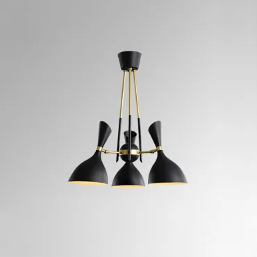 Подвесная люстра TRUMPET D52 Black