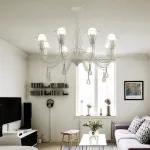 Подвесная люстра CAST 5 White от ImperiumLoft