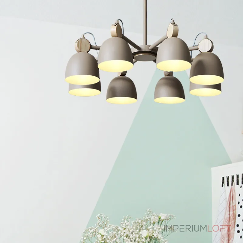 Люстра на штанге ROLLA 3 Gray Люстра на штанге ROLLA 3 Gray