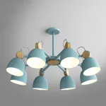 Люстра на штанге ROLLA 8 blueice