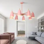 Люстра на штанге PINNACLE D70 Pink от ImperiumLoft
