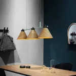 Подвесной реечный светильник CONE 4 Brown от ImperiumLoft