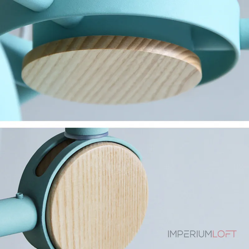 Люстра на штанге ROLLA 8 blueice