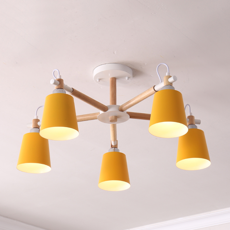 Потолочная люстра VARDA 5 lamps Yellow Потолочная люстра VARDA 5 lamps Yellow