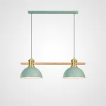 Подвесной реечный светильник NORWAY Light Green от ImperiumLoft