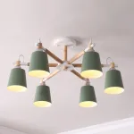 Потолочная люстра VARDA 6 lamps Green