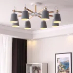 Потолочная люстра VARDA 8 lamps Grey