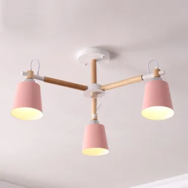 Потолочная люстра VARDA 3 lamps Pink Потолочная люстра VARDA 3 lamps Pink