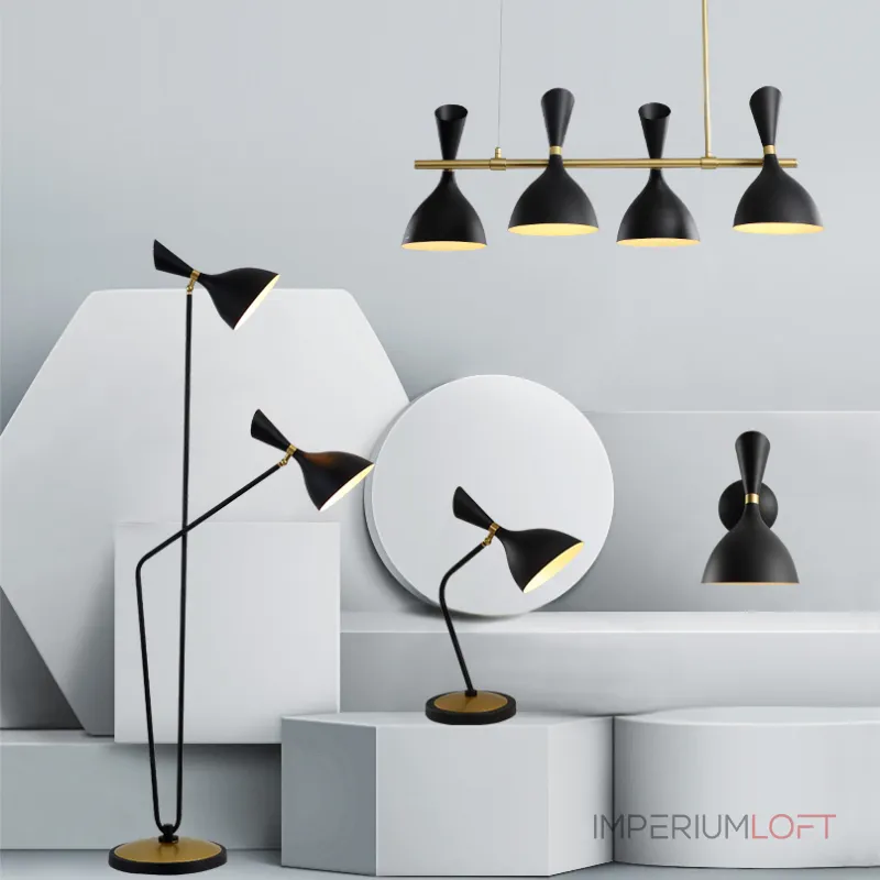 Подвесной реечный светильник TRUMPET LINE L85 White от ImperiumLoft Подвесной реечный светильник TRUMPET LINE L85 White от ImperiumLoft