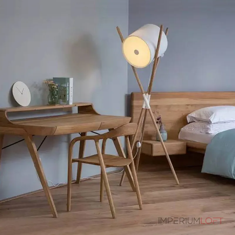 Торшер SHIFT LAMP Dark Brown White от ImperiumLoft