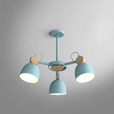 Люстра на штанге ROLLA 3 blueice Люстра на штанге ROLLA 3 blueice