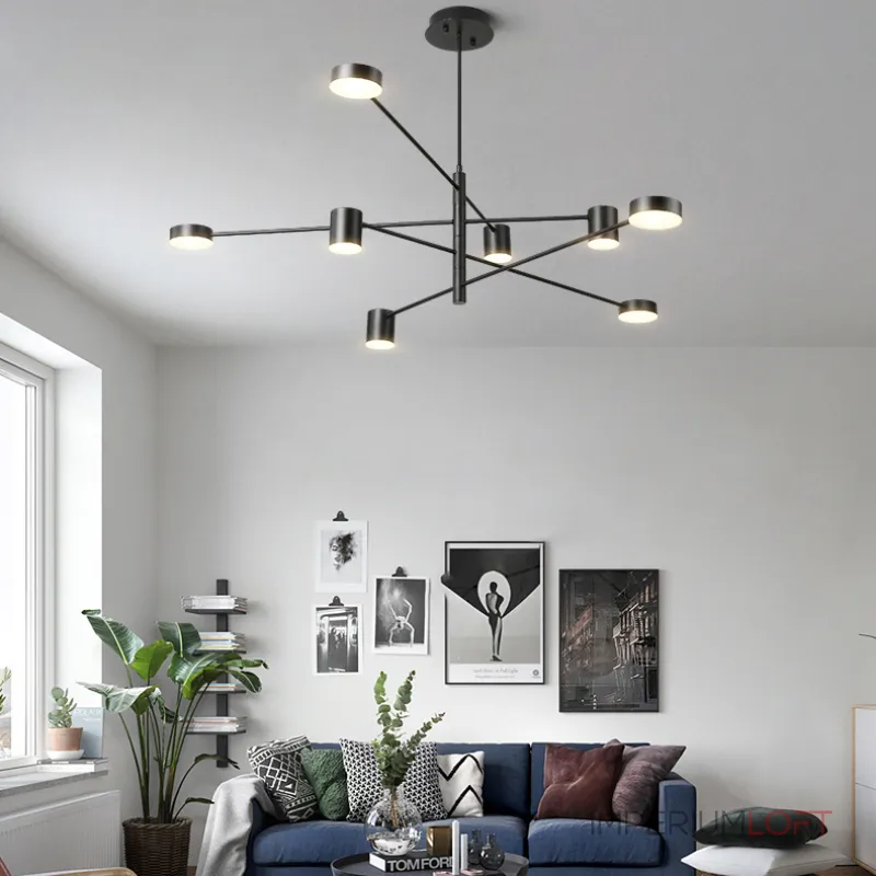 Люстра на штанге MOTVIKT Gold 2