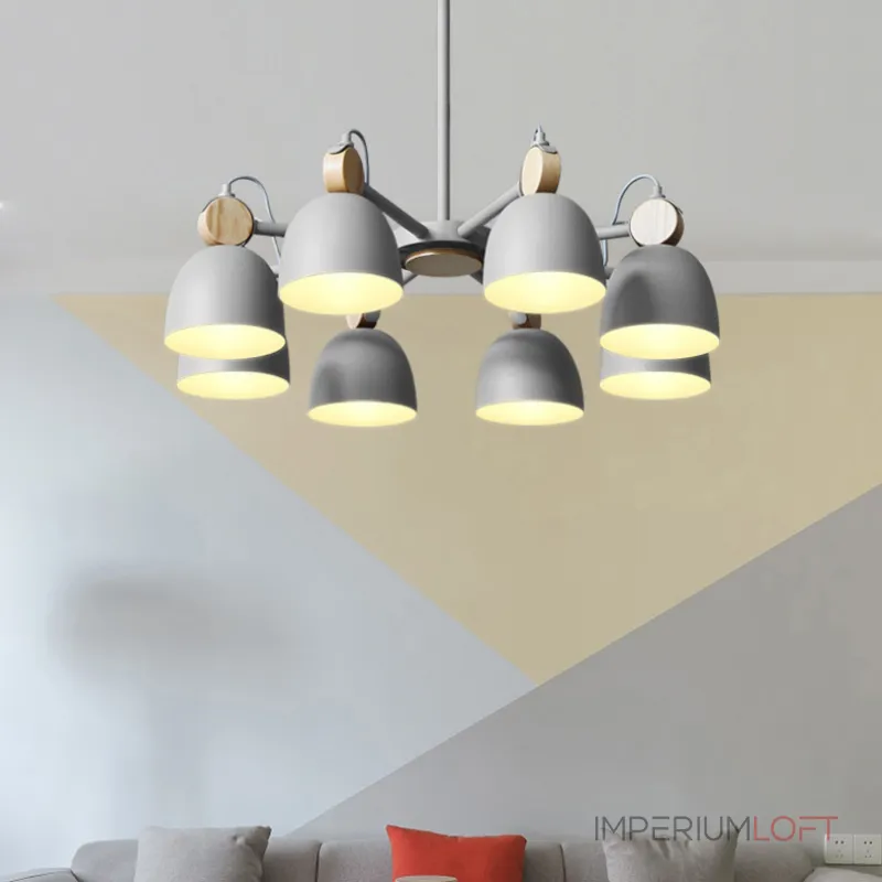 Люстра на штанге ROLLA 3 Gray Люстра на штанге ROLLA 3 Gray