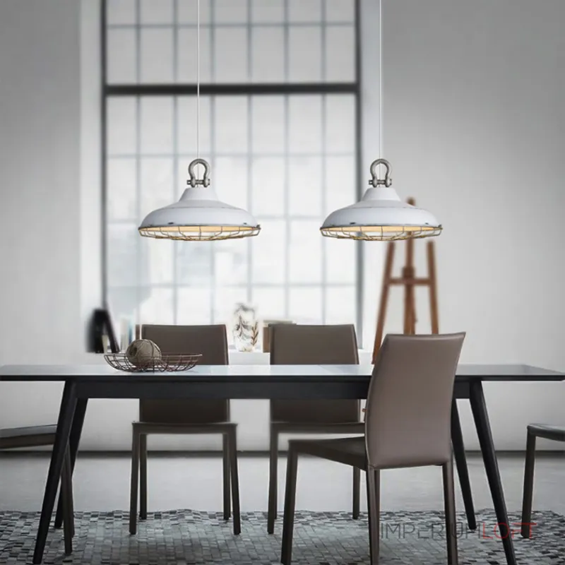 Подвесной лофт светильник SMМ Белый от ImperiumLoft