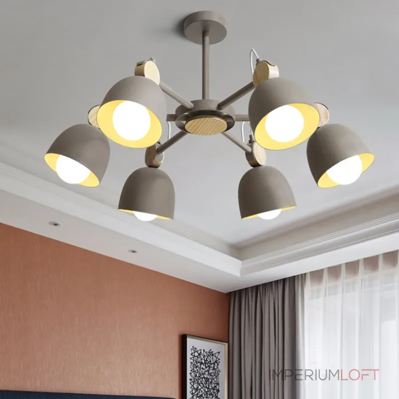 Люстра на штанге ROLLA 3 Gray Люстра на штанге ROLLA 3 Gray