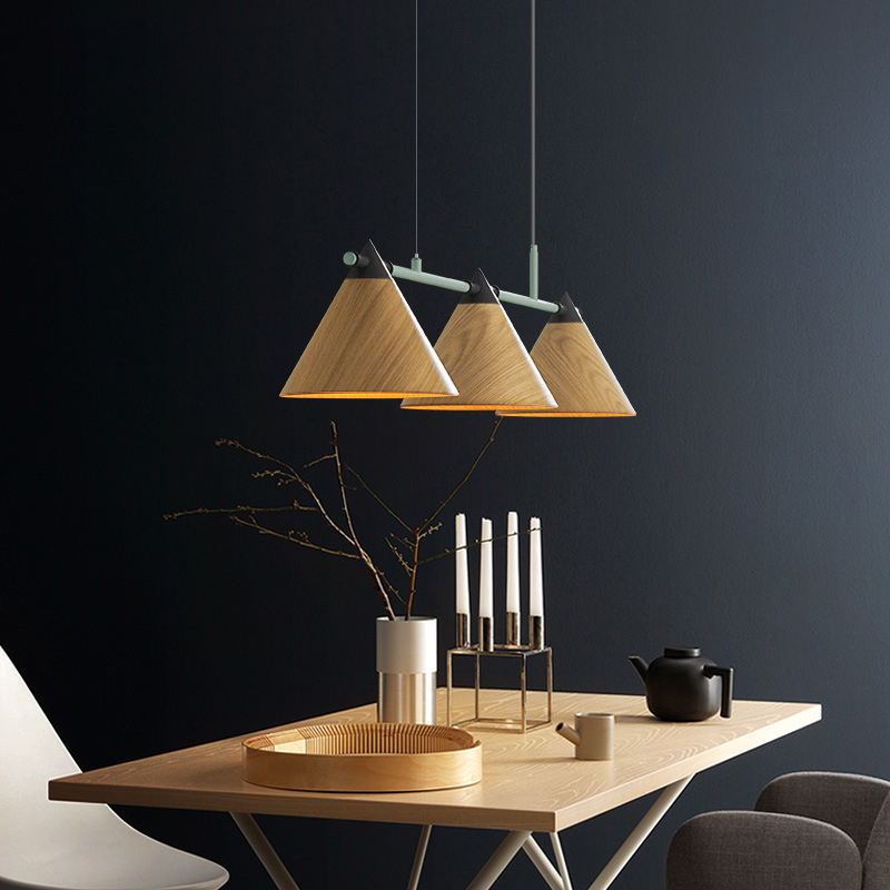 Подвесной реечный светильник CONE 4 Brown от ImperiumLoft