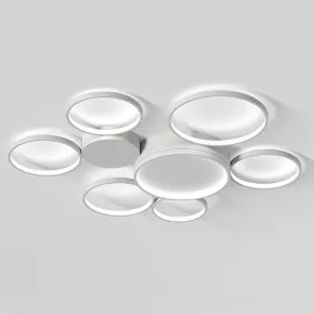 Потолочный светильник TWINE 7 rings White