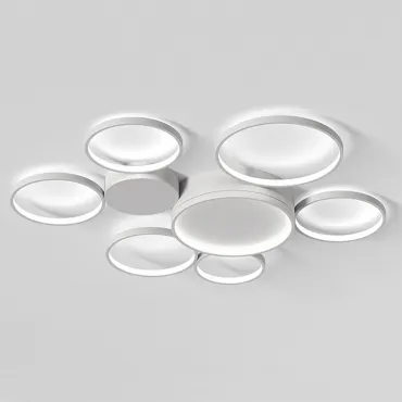 Потолочный светильник TWINE 7 rings White
