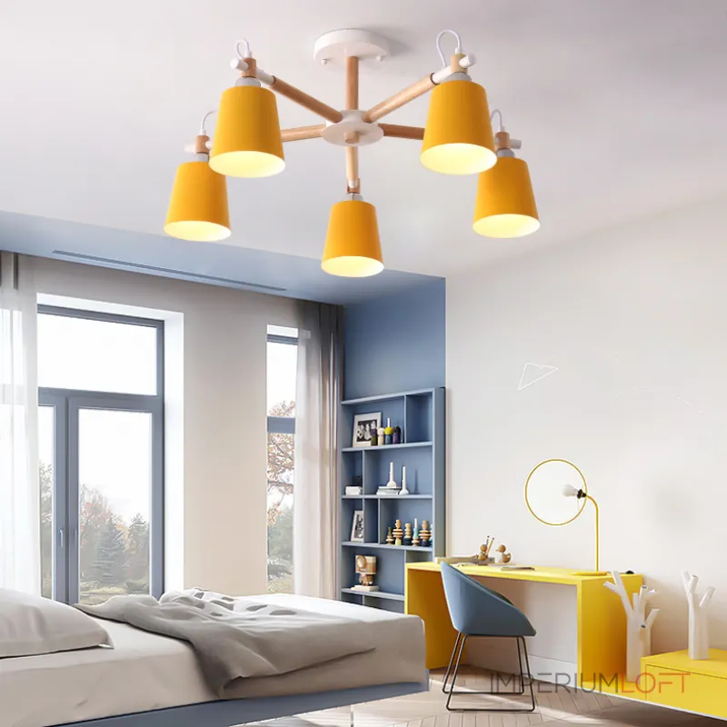 Потолочная люстра VARDA 8 lamps Grey Потолочная люстра VARDA 8 lamps Grey