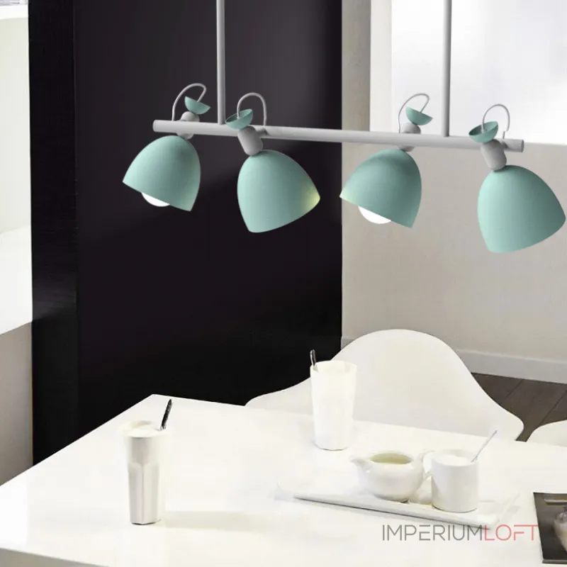 Подвесной реечный светильник LONG Blue от ImperiumLoft Подвесной реечный светильник LONG Blue от ImperiumLoft