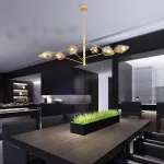 Люстра на штанге Harlow Spoke Chandelier White