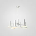 Люстра на штанге TAU L6 White