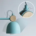 Люстра на штанге ROLLA 8 blueice