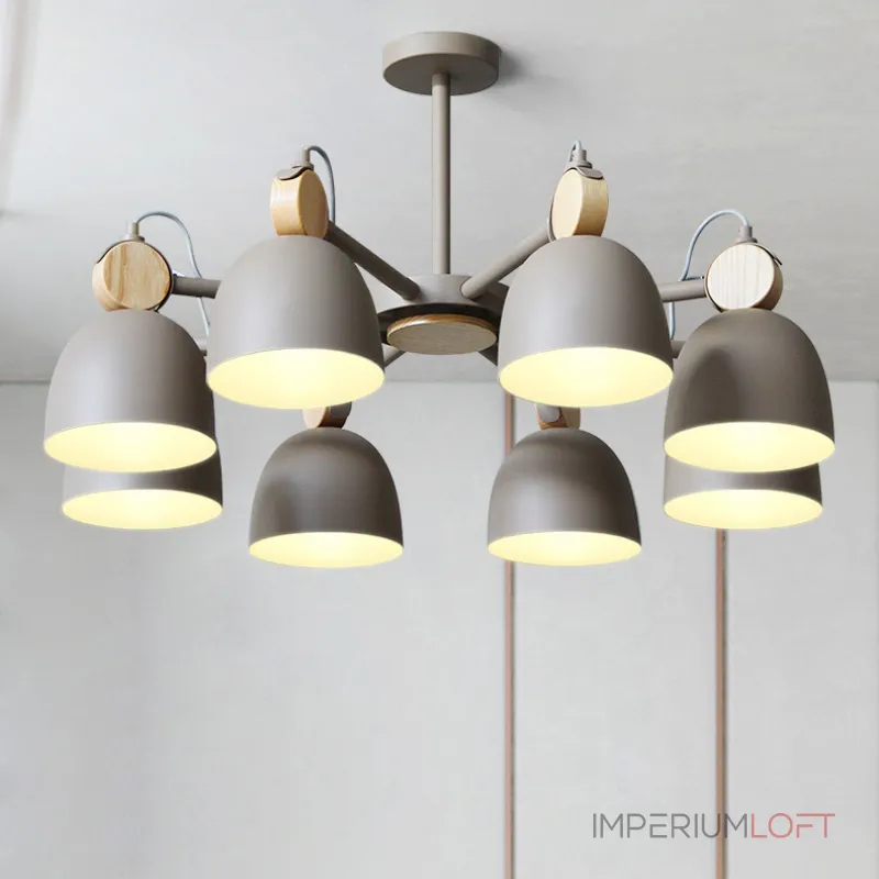 Люстра на штанге ROLLA 3 Gray Люстра на штанге ROLLA 3 Gray